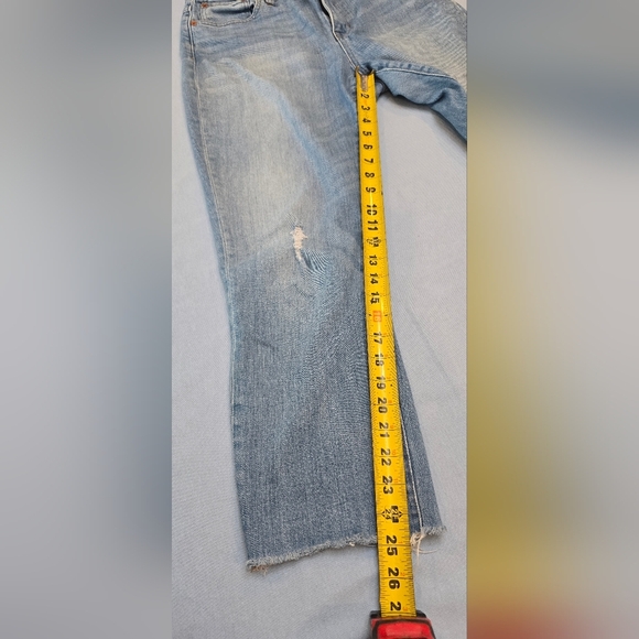 Madewell The High-Rise Slim Crop Boyjean, size 28 - Picture 12 of 13